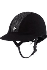 2022 Charles Owen Sparkly Mircro-suede SP8 Plus Helmet SP8PLUS2022 - Black